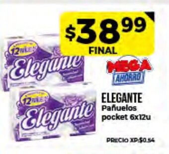 Supermayorista Vital Elegante Pañuelos Pocket 6x12u oferta