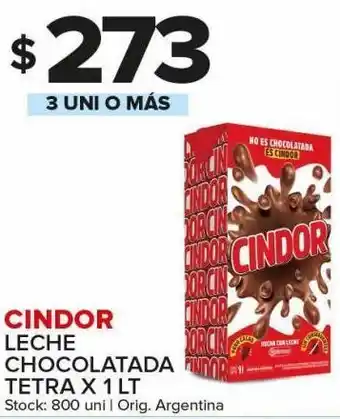 Carrefour Maxi Leche chocolatada cindor 1lt oferta