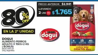 Carrefour Maxi Alimento balanceado para perros dogui oferta