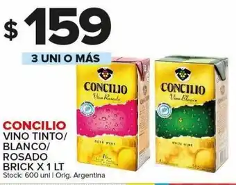 Carrefour Maxi Vino tinto concilio 1lt oferta