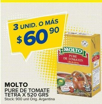 Carrefour Maxi Puré de tomate molto oferta