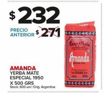 Carrefour Maxi Yerba mate amanda oferta