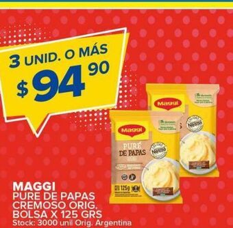 Carrefour Maxi Puré de papas maggi oferta