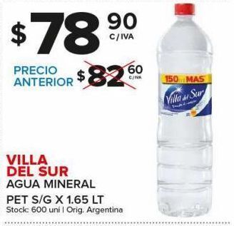 Carrefour Maxi Agua mineral villa del sur oferta