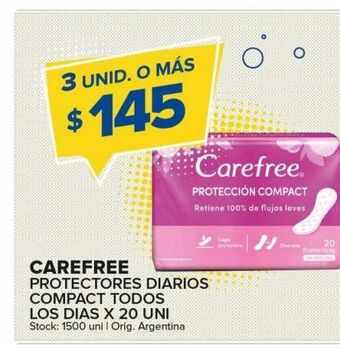 Carrefour Maxi Protectores diarios carefree oferta