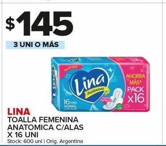 Carrefour Maxi Toallas femeninas lina oferta