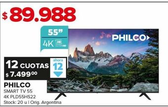 Carrefour Maxi Smart tv philco oferta