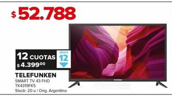 Carrefour Maxi Smart tv telefunken oferta