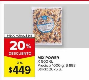 Carrefour Maxi Mix power 500g oferta