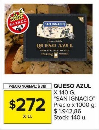 Carrefour Maxi Queso azul san ignacio 140g oferta