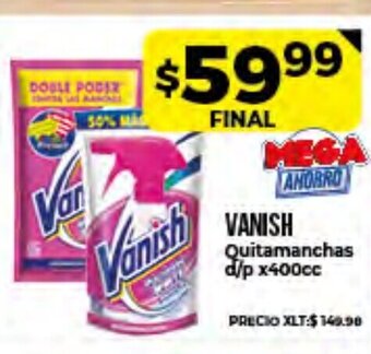 Supermayorista Vital Vanish Quitamanchas d/p x400cc oferta