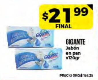 Supermayorista Vital Gigante Jabón en pan x120gr oferta