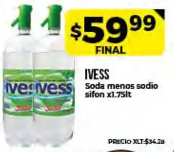 Supermayorista Vital Ivess Soda Menos Sodio Sifon x1.75lt oferta