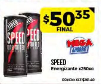 Supermayorista Vital Speed Energizante x250cc oferta