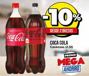 Supermayorista Vital 10% Coca Cola Gaseosas x1.5lt oferta