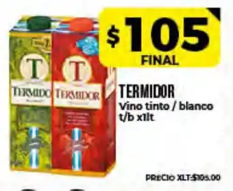 Supermayorista Vital Termidor Vino Tinto/Blanco t/b x1lt oferta