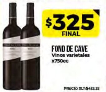 Supermayorista Vital Fond de Cave Vinos Varietales x750cc oferta