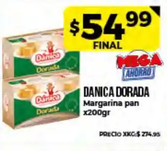 Supermayorista Vital Danica Dorada Margarina Pan x200gr oferta