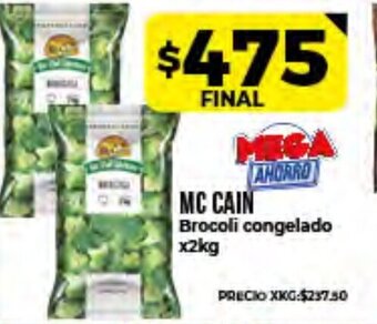 Supermayorista Vital Mc Cain Brocoli Congelado x2kg oferta