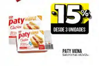 Supermayorista Vital 15% Paty Viena Salchichas x6/x12u. oferta