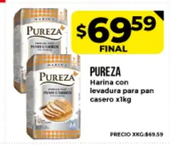 Supermayorista Vital Pureza Harina con levadura para Pan Casero x1kg oferta