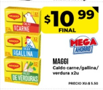 Supermayorista Vital Maggi Caldo Carne/Gallina/Verdura x2u oferta
