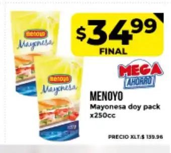Supermayorista Vital Menoyo Mayonesa doy pack x250cc oferta