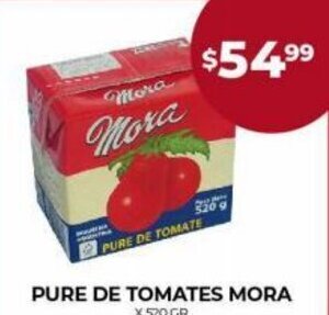 Pure de Tomates Mora x 520 gr