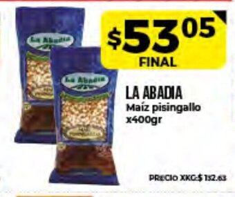 Supermayorista Vital La Abadia Maíz pisingallo x400gr oferta