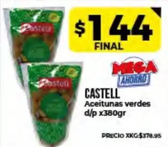 Supermayorista Vital Castell Aceitunas verdes d/p x380gr oferta