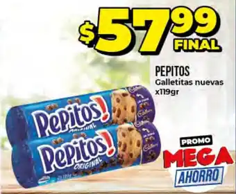 Supermayorista Vital Pepitos Galletitas Nuevas x119gr oferta