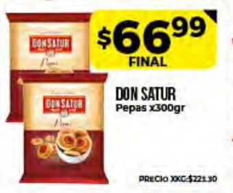 Supermayorista Vital Don Satur Pepas x300gr oferta