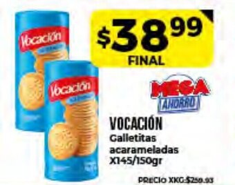 Supermayorista Vital Vocación Galletitas Acarameladas x145/150gr oferta