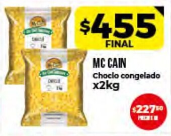 Supermayorista Vital Mc Cain Choclo Congelado x2kg oferta