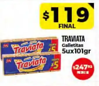 Supermayorista Vital Traviata Galletitas 5ux101gr oferta