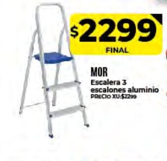 Supermayorista Vital Mor Escalera 3 escalones aluminio oferta