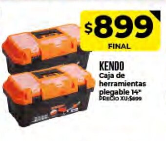 Supermayorista Vital Kendo Caja de Herramientas Plegable 14" oferta