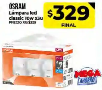 Supermayorista Vital Osram Lámparas Led classica 10w x3u oferta