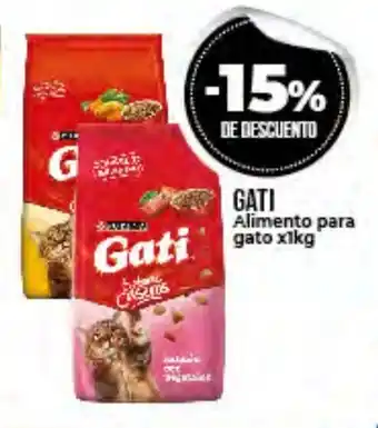 Supermayorista Vital 15% De Descuento Gati Alimento para gato x1kg oferta