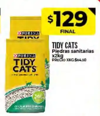 Supermayorista Vital Purina Tidy Cats Piedras sanitarias x2kg oferta