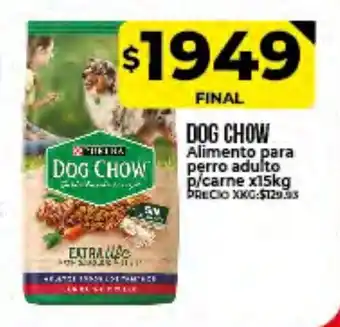 Supermayorista Vital Purina Dog Chow Alimento para perro adulto p/carne x15kg oferta