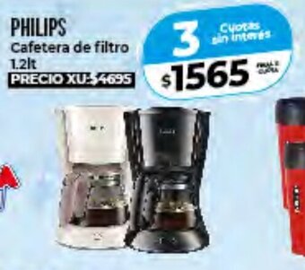 Supermayorista Vital Philips Cafetera de filtro 1.2lt oferta