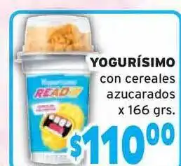 Unico Supermercados Yogurísimo Con Cereales Azucarados x 166rs. oferta