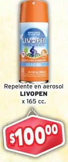Unico Supermercados Livopen Repelente en Aerosol x 165cc. oferta