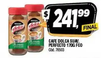 Supermercados Yaguar Nescafe Dolca Suav. Perfecto Cafe 170g Fco oferta