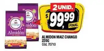 Supermercados Yaguar Chango Almidon Maiz 220g oferta