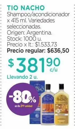 Farmacity Shampoo/acondicionador x 415 ml. oferta