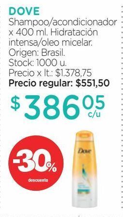 Farmacity Shampoo/acondicionador x 400 ml. oferta