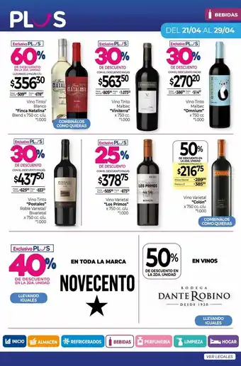 La Anonima Vino colón x 750 cc oferta