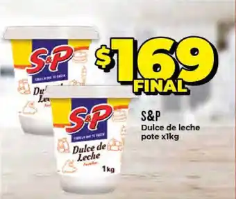 Supermayorista Vital S&P Dulce De Leche Pote X 1kg oferta